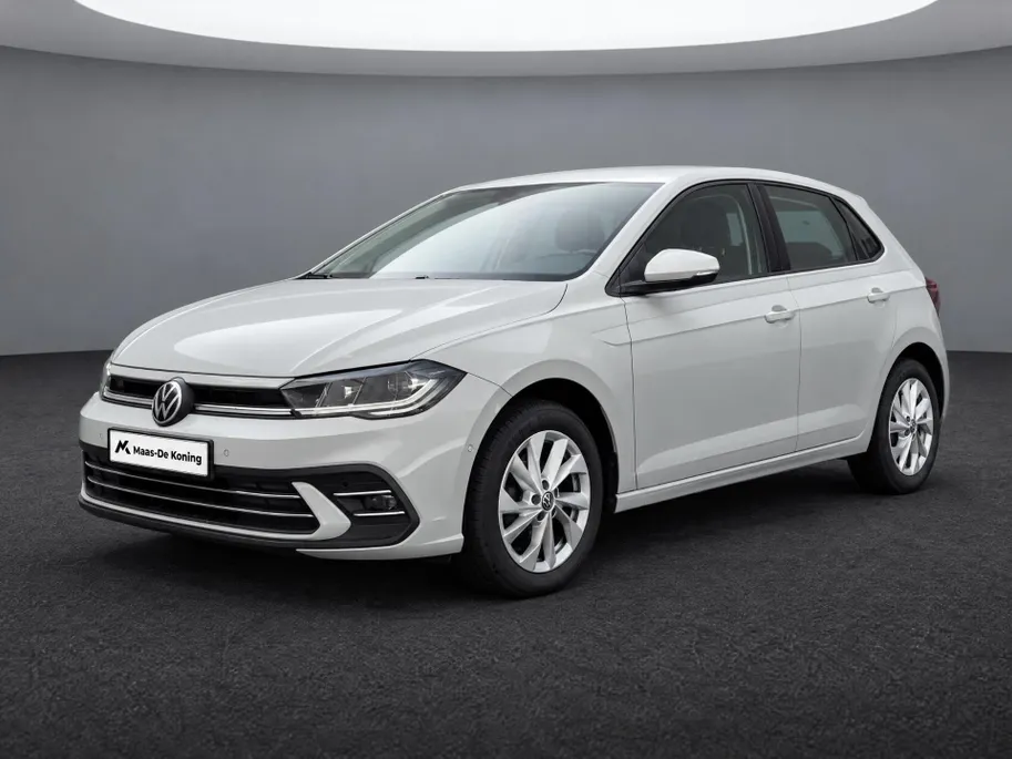 Volkswagen Polo 1.0 TSI 110pk DSG Style · Camera · Keyless · Stoelverwarming · Apple/Android Car Play · Matrix LED · Dodehoeksensoren · Navigatie · Verkeersbord Detectie · P-Sensoren ·