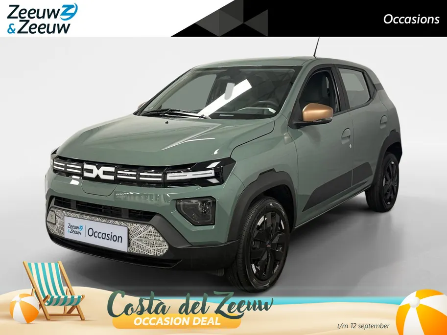 Dacia Spring Extreme 65 26.8 kWh AUTOMAAT CAMERA APPLE CARPLAY ANDROID AUTO HOGE INSTAP AIRCO CRUISE CONTROLE PAS 8000KM