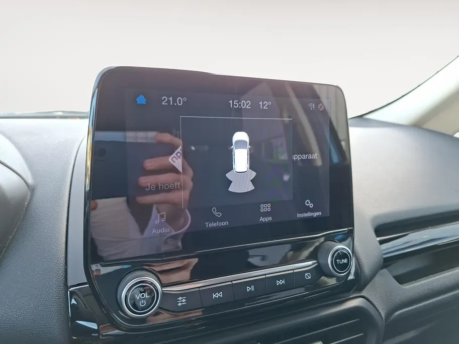 Ford EcoSport 1.0 EcoBoost ST-Line | Stoel- stuur en voorruitverwarming | Navigatie via Apple Carplay & Android auto | Cruise control