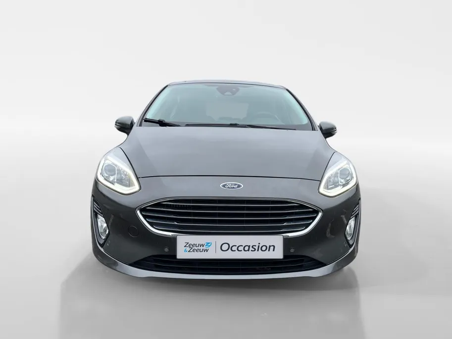 Ford Fiesta 1.0 EcoBoost Titanium Automaat | NL auto | Dealer onderhouden | Trekhaak | Winter Pack | Parkeersensoren voor en achter | Achteruitrijcamera | Cruise control | Apple carplay & Android auto | 16' lichtmetalen velgen | Bovag garantie |