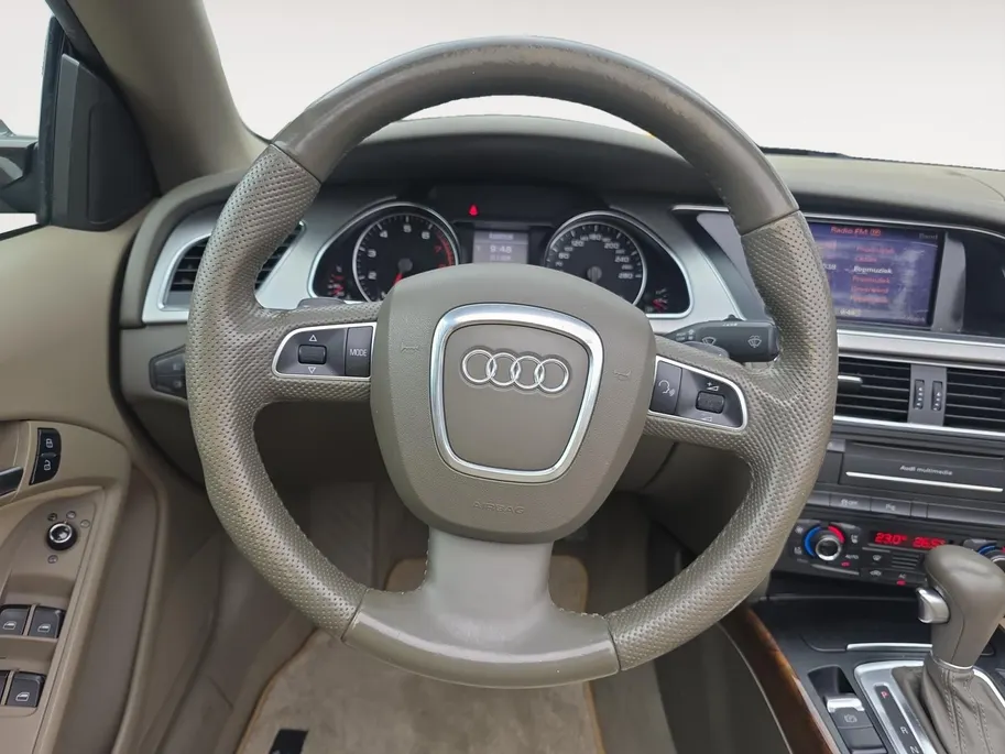 Audi A5 Cabriolet 3.2 FSI quattro Pro Line S | Elektr. lederen stoelen | Navigatie | Parkeersensoren | Stoelventilatie | Elektr. bedienbare ramen | 12 maanden garantie