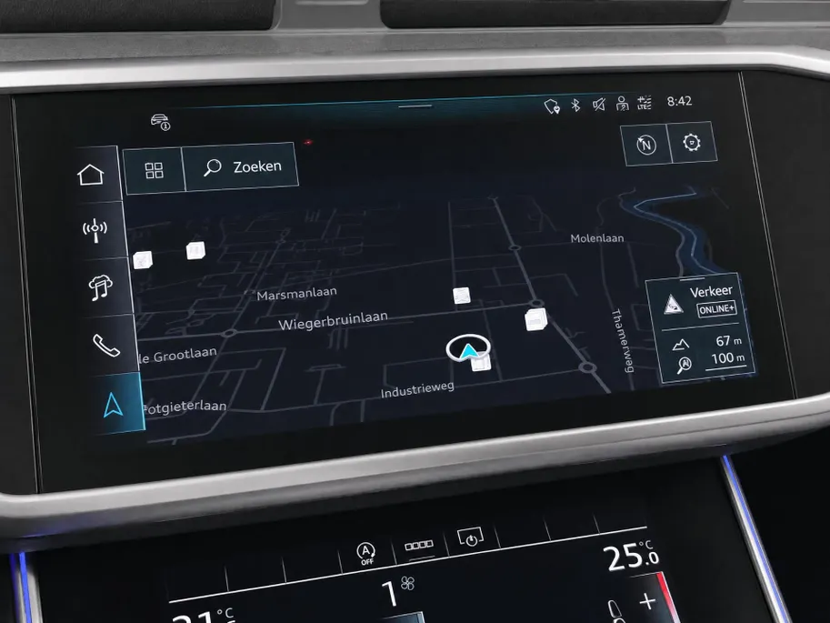 Audi A6 Avant 40 TFSI 204pk S edition Competition · Panoramadak · Apple/Android Car Play · Camera · Elek. stoelverstelling met memory · 19'' Velgen ·  Garantie t/m 15-07-2028 of 100.000km