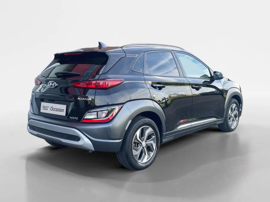 Hyundai Kona 1.6 GDI HEV Fashion Sky | Navigatie| Lichtmetalen velgen| Parkeersensoren| Schuif- kanteldak| Climate Controle| Adaptieve Cruise Controle| Dode hoeksensor|