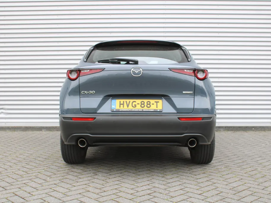Mazda CX-30 2.0 e-SkyActiv-X M Hybrid Centre-line | Stuur-/stoelverwarming | Camera | HUD | LED | 18' LM | Dodehoek sensor | Cruise adapt. |