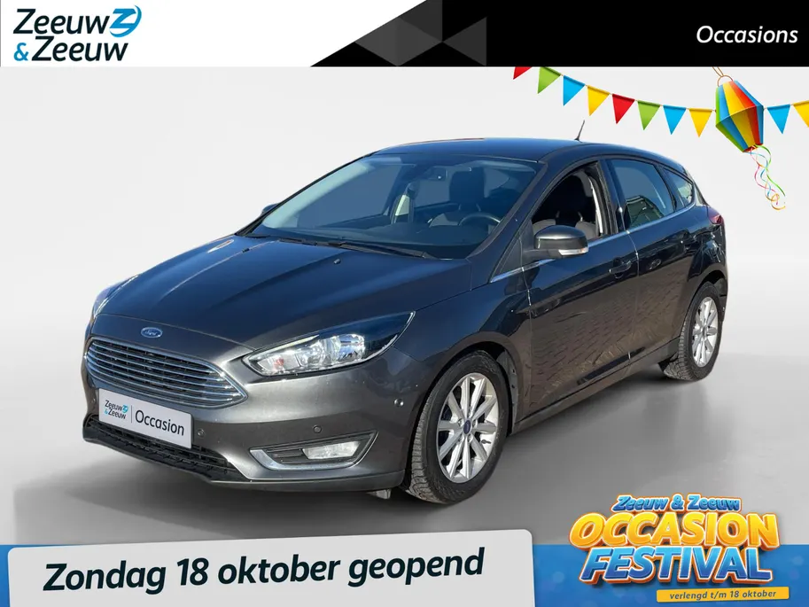 Ford Focus 1.5 Titanium *Automaat*Navi+Camera*Climate Control*Winter Pack*LM.Velgen*Zeer nette auto!