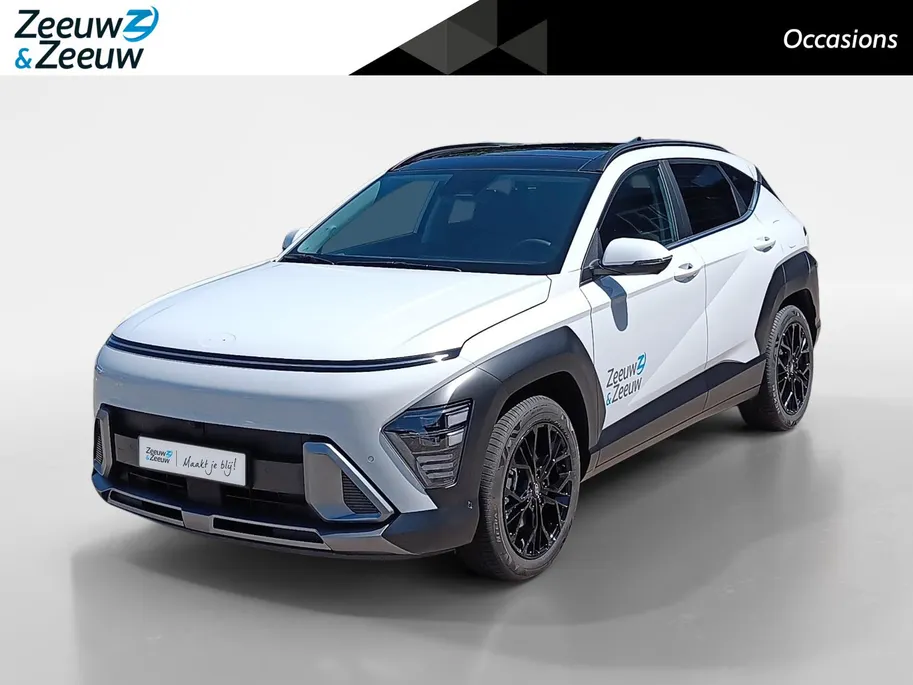 Hyundai Kona 1.6 GDI HEV Premium Sky | Schuif-/kanteldak | Elektrische stoelverstelling | Stoelverwarming/-ventillatie |