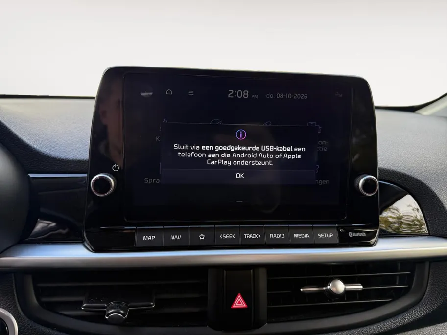 Kia Picanto 1.0 DPi DynamicPlusLine | AUTOMAAT | Climate control | Apple/Android Carplay| Parkeercamera | All-Season banden | Keyless