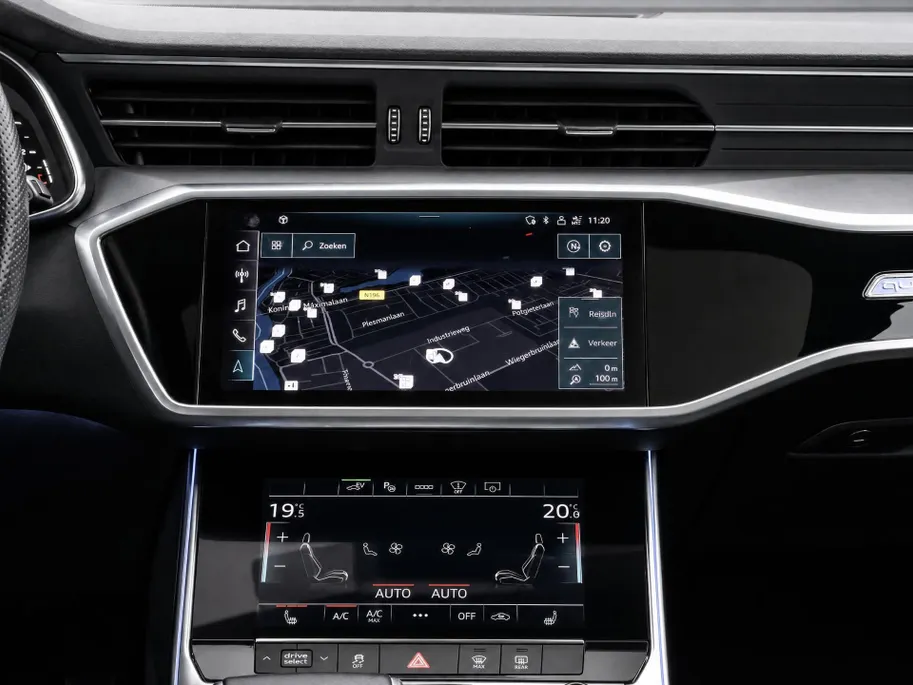 Audi A6 Avant 55 TFSI e quattro 367pk S Competition · Panoramadak · Camera · Leder · Apple/Android Car Play · Adaptive Cruise Control · Stuurwiel verwarmd ·