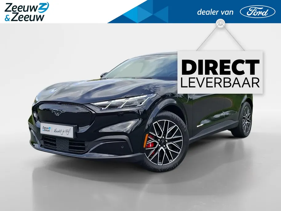 Ford Mustang Mach-E Extended Premium RWD 91 kWh | Technologypack | 360Camera | Adaptive Cruisecontrol | El. Achterklep | 19' Lichtmetaal | B&O Audio | Nieuw op voorraad! |