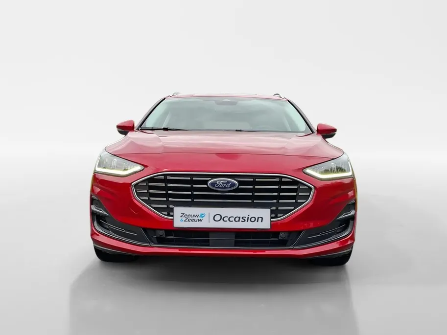 Ford Focus Wagon 1.0 EcoBoost Hybrid Titanium X | NL-auto | 1e Eigenaar | Winterpack | Driver Assistancepack | El. Trekhaak | Adaptieve Cruise Control | BLIS | El. Achterklep | Camera | B&O | AGR Bestuurdersstoel |