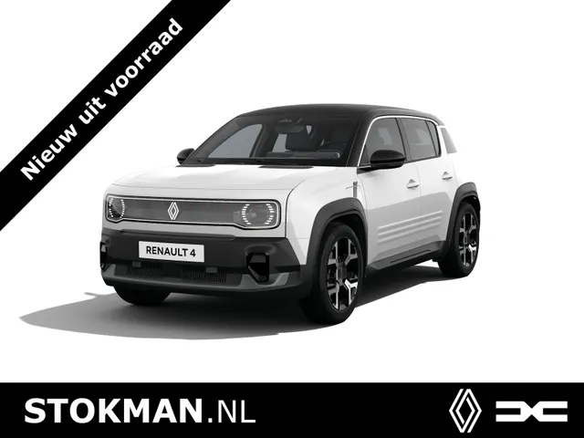Renault 4 Techno “plein sud™” | Achteruitrijcamera | Elektrisch te openen canvas dak “plein sud™' | Elektronisch geregelde airconditioning
