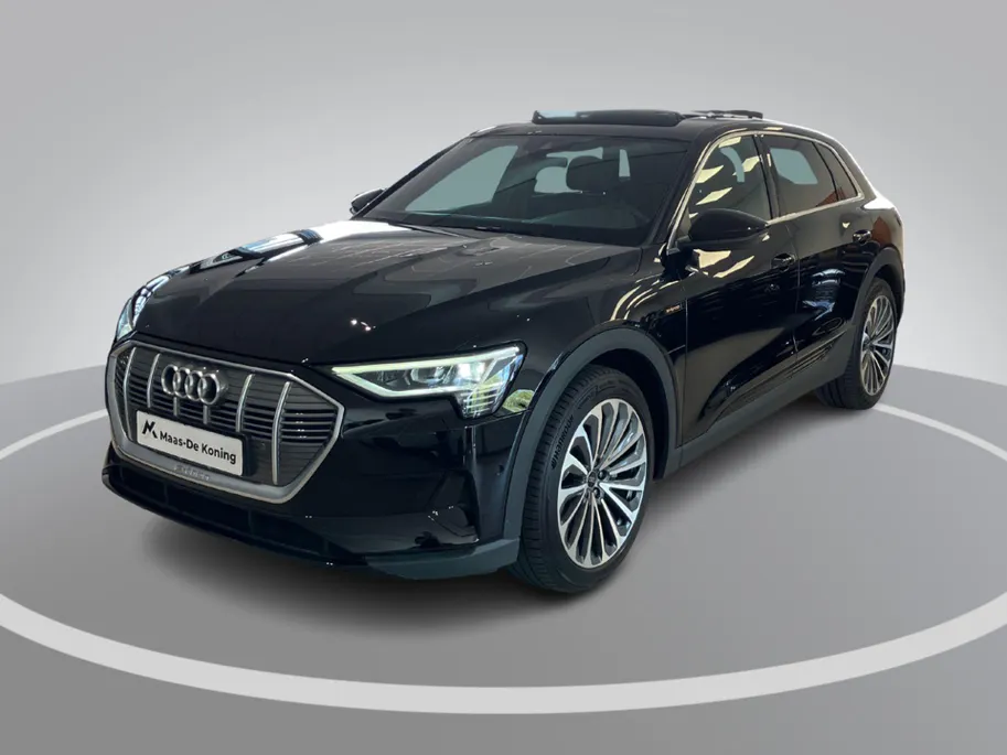 Audi e-tron 55 quattro S Line 300kW/408PK 95 kWh · Panoramadak · Camera + Parkeersensoren · Drive select