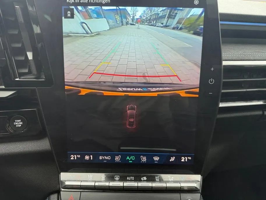 Renault Austral 1.2 E-Tech full hybrid 200 techno esprit Alpine AUTOMAAT NAVI AIRCO CAMERA ELECTRISCHE STOELEN STOELVERWARMING STUURVERWARMING HOGE INSTAP APPLE CARPLAY ANDROID AUTO ZEER MOOIE AUTO