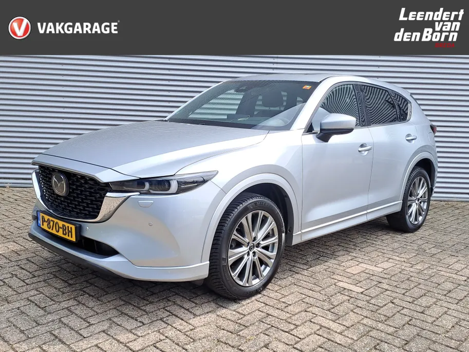 Mazda CX-5 2.5 SkyActiv-G 194 Signature AUTOMAAT | 360 Camera | Stoelverkoeling | Stoelverwarming | Adaptieve Cruise | Schuifdak | Elektr. Achterklep | Apple Carplay/Android Auto | Navigatie | Wegklapbare TREKHAAK
