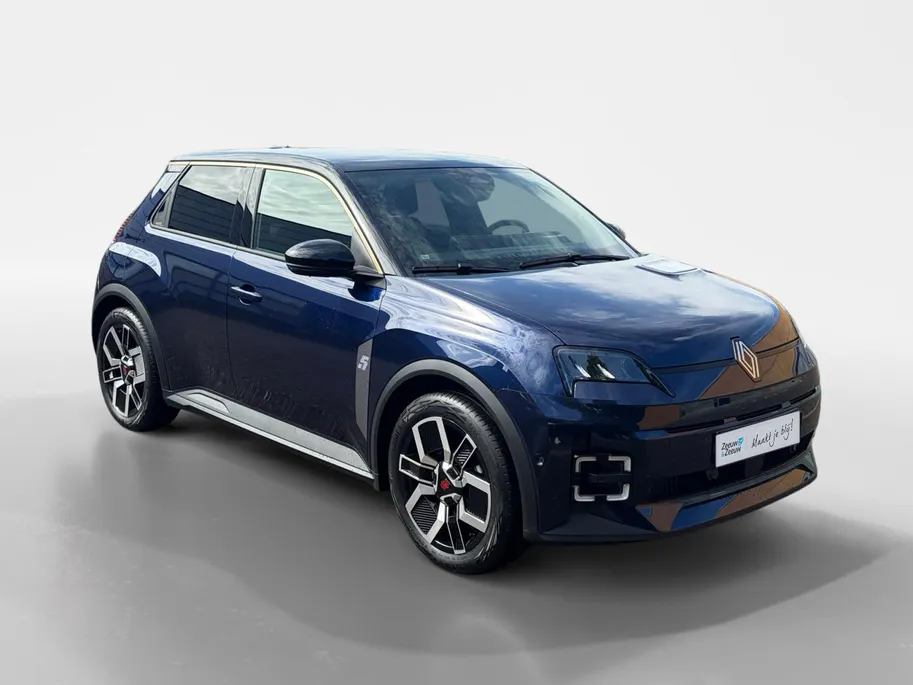Renault 5 comfort range techno 52 kWh nu op voorraad met 1600,- korting , Pack Advanced Driving Assist , pack winter , Pack Harman Kardon premium sound , Apple Carplay/Android Auto , stoel en stuurverwarming , camera .