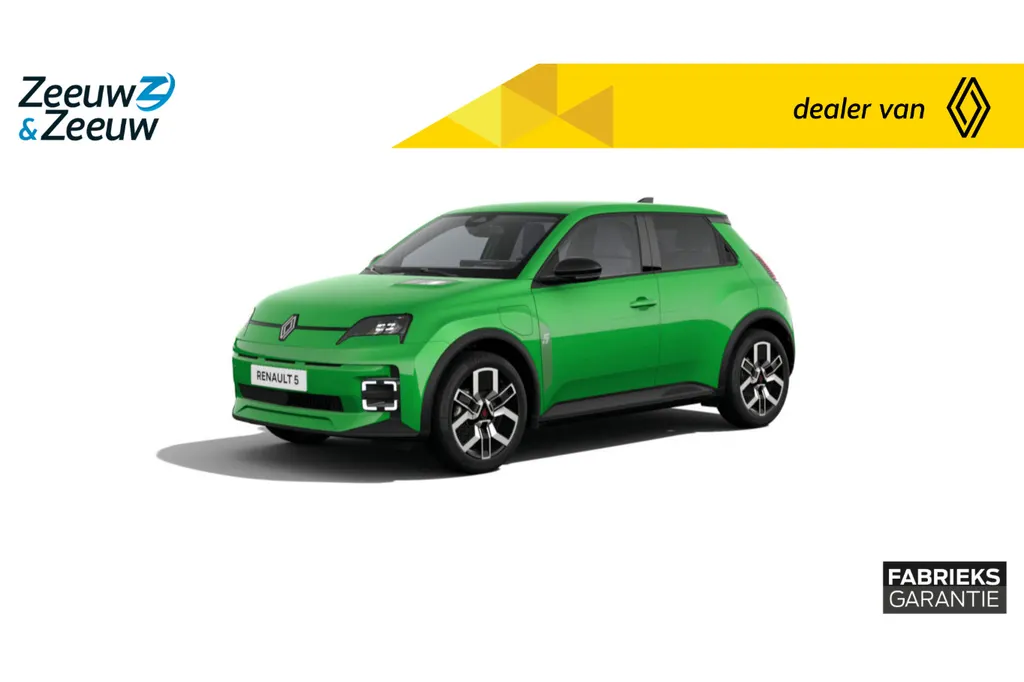 Renault 5 Comfort Range Techno 150 pk | NU met €1.800,- Zeeuw & Zeeuw voorraadkorting en met GRATIS 5 jaar fabrieksgarantie tot 160.000km | V2G ready | Auto van het Jaar 2025 | Te financieren tegen 2,9% rente |