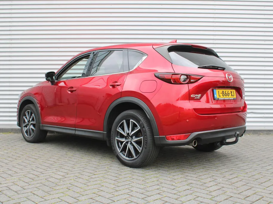 Mazda CX-5 2.5 SkyActiv-G 194 GT-M 4WD | Trekhaak | Stuur-/stoelverwarming | Leer | 19' LM | Navi | Schuifdak | Camera | HUD | LED | All season | 194 PK!! |