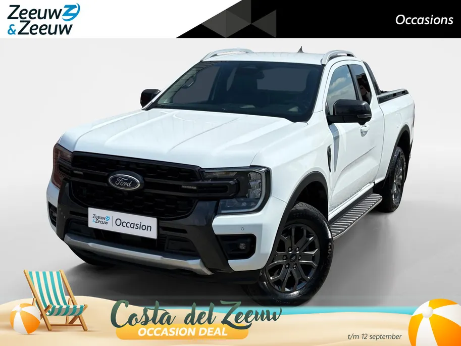 Ford Ranger 2.0 Super Cab EcoBlue Wildtrak | Adaptieve Cruise Control | Camera | BLIS | Trekhaak | Rollertop