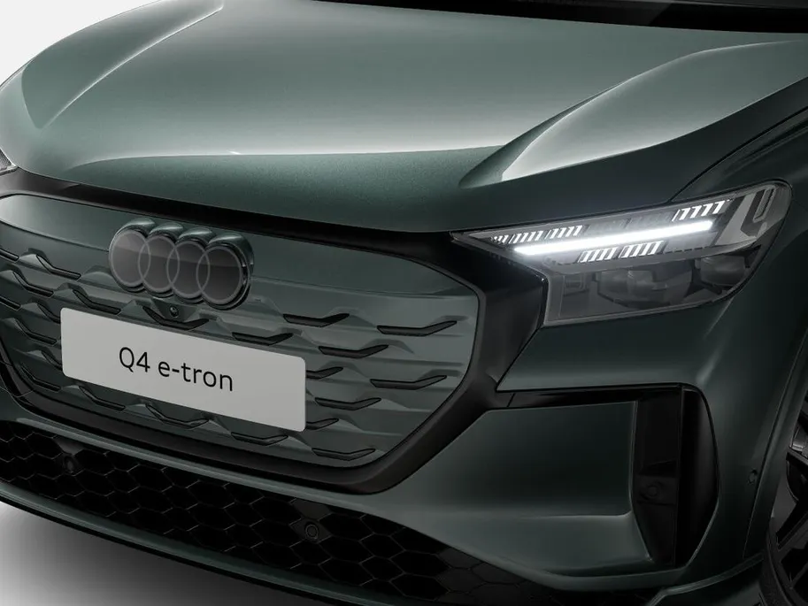 Audi Q4 Sportback e-tron S edition performance 286 PK · Lederen bekleding · Tech plus · MMi experience pro · Glazen panoramadak