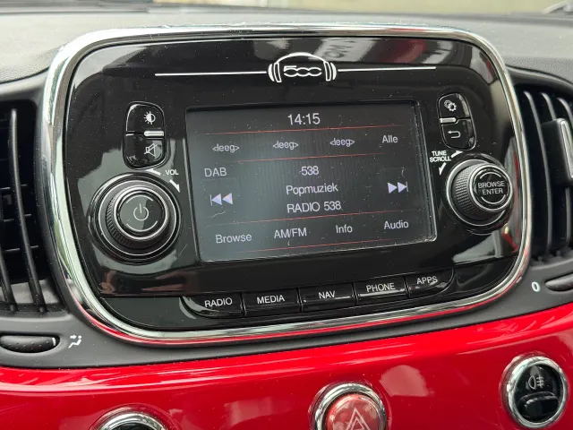 Fiat 500 0.9 Turbo Lounge | Navigatie | Panoramadak | ECC