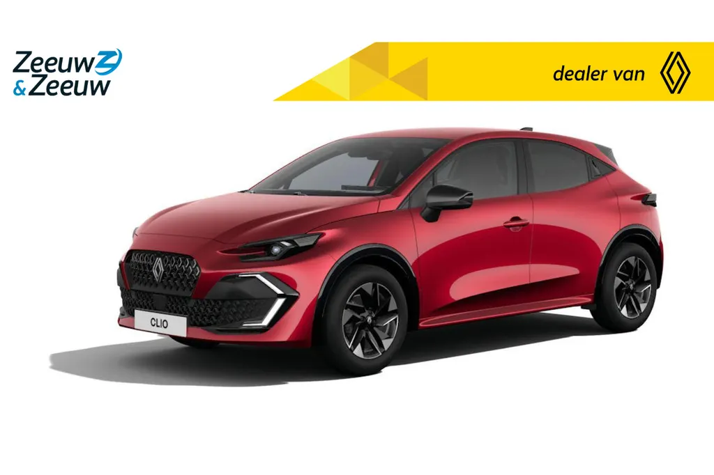 Renault Clio Techno * LMV * elektronisch geregelde airconditioning﻿ * achteruitrijcamera﻿ * draadloze oplader voor smartphone * NU TE BESTELLEN