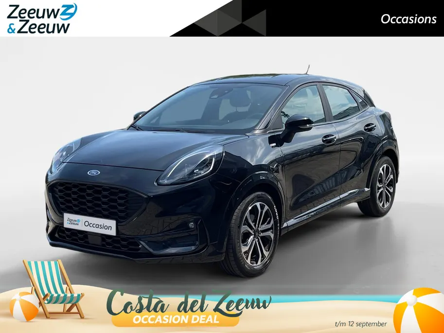 Ford Puma 1.0 EcoBoost Hybrid ST-Line | Trekhaak | Stuur stoel en voorruitverwarming | Navigatie | Lm velgen