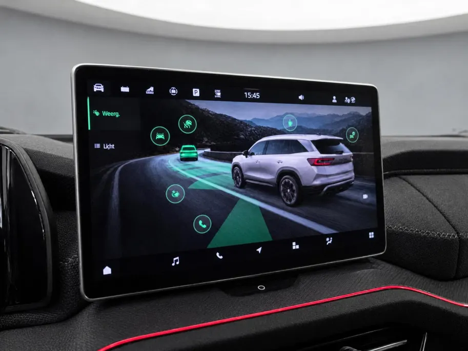 Škoda Kodiaq 1.5 TSI 204pk DSG PHEV Business Edition · SOH 100% · Camera · Wegklapbare Trekhaak · Apple/Android Car Play · Elek. Voorstoel · Elek. Achterklep · 19'' Inch · Garantie t/m 01-07-2029 of 100.000km
