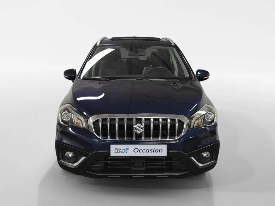 Suzuki S-Cross 1.4 Boosterjet Stijl AUTOMAAT NAVI AIRCO CAMERA ADAPTIEVE CRUISE CONTROLE APPLE CARPLAY ANDROID AUTO SCHUIFKANTELDAK LEER ZEER MOOIE AUTO DEALER ONDERHOUDEN