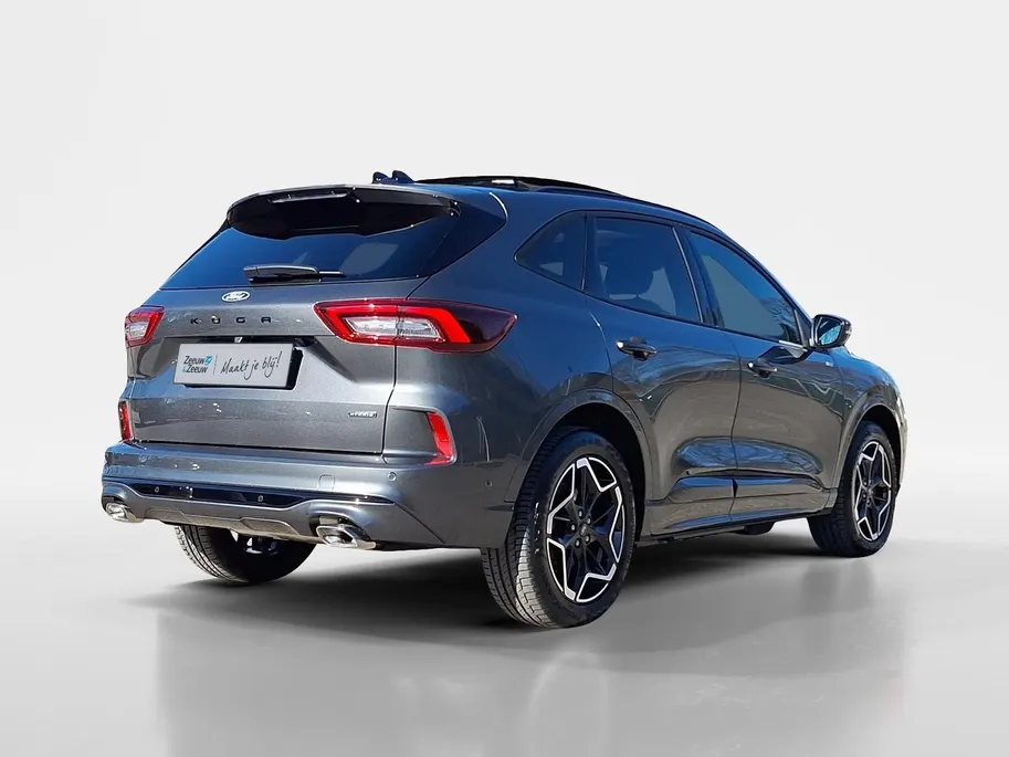Ford Kuga 2.5 PHEV ST-Line X | Winterpack | El. Trekhaak | Panoramadak | 19' Lichtmetaal | 360Camera | Matrix Ledkoplampen | El. Achterklep | Adaptive cruisecontrol | Dodehoekdetectie | El verst. voorstoelen |