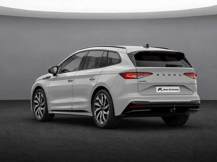 Škoda Enyaq iV Sportline Tour Edition 286 Pk | Trekhaak | Panoramisch schuif/kanteldak | 21'' supernova velgen