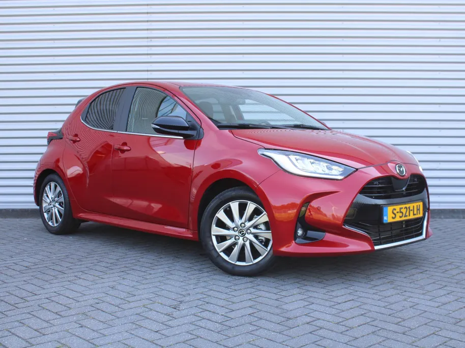 Mazda 2 Hybrid 1.5 Select | Trekhaak | Stuur-/stoelverwarming | Camera | HUD | Telefoonlader | Dodehoek detectie | Cruise adapt. | Clima | 16' LM |