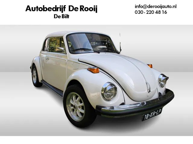 Volkswagen Kever 1600 Hazard Streaker Wit | Witte Kap | Wit interieur