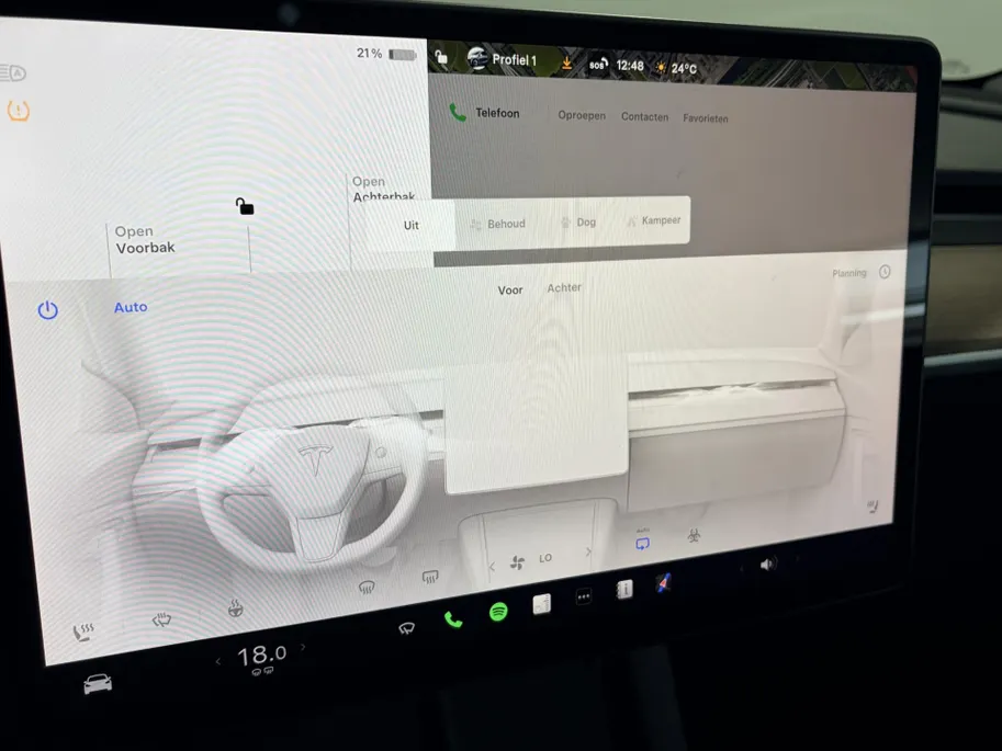Tesla Model Y 351PK Long Range AWD 75 kWh Automaat | 1e eigenaar | Panoramadak | Basic Autopilot | 360 Camera | Stoelverwarming | Leder | Elektrische Achterklep | Elektrische Stoelen | Full LED |