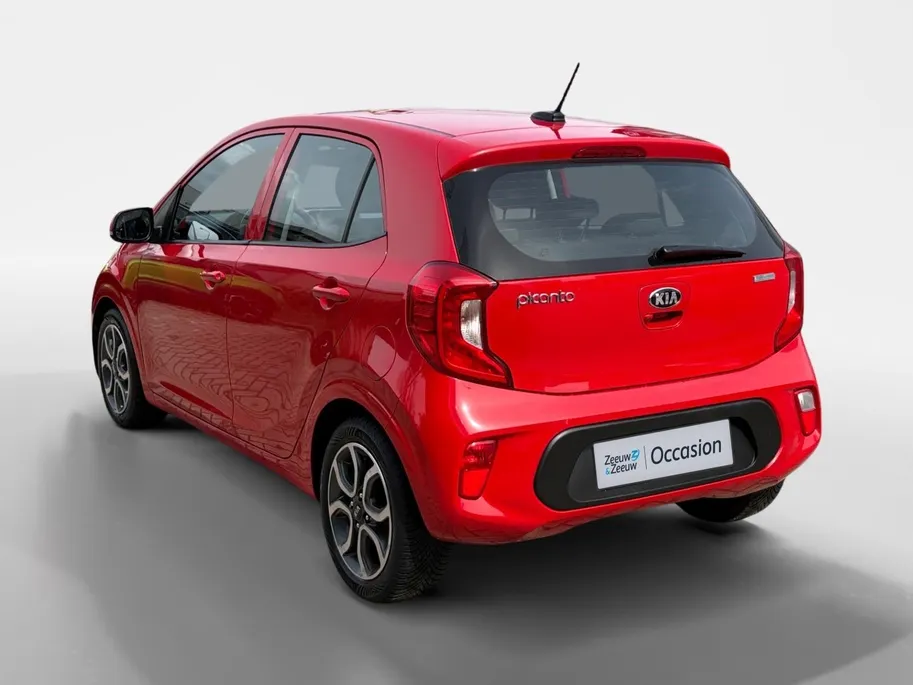 Kia Picanto 1.0 CVVT First Edition | All-Seasonbanden /Apple Carplay/ Android Auto | Navigatiesysteem | Cruise Control | Climate Control | Parkeercamera Achter | Lichtsensor | 15' Lichtmetalen Velgen