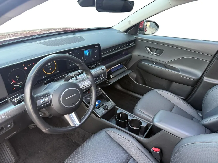 Hyundai Kona 1.6 GDI HEV Premium Sky | 1e Eigenaar | Panoramadak | Stoelkoeling/Verwarming | Elektr. Achterklep | Dodehoek detectie | 360 Camera | Fabrieksgarantie! |
