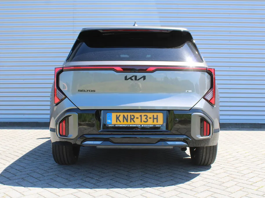 Kia Seltos Seltos 1.6 T-GDi DCT7 X-Line Demo Edition | Stuur-/stoelverwarming + ventilatie | 360 Camera | Leer | Elek. stoelverstelling | Inductielader | LED | 19" LM |