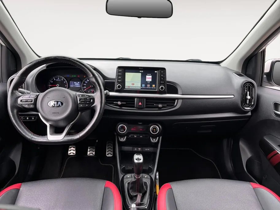 Kia Picanto 1.0 T-GDI GT-Line | Camera | Apple Carplay/Android Auto | Stoel/Stuur Verwarming | Cruise Control | Climate Control | Navigatie | 12 Maanden Bovag Garantie