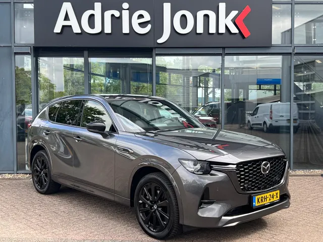 Mazda CX-60 2.5 e-SkyActiv PHEV Homura Plus | TREKHAAK |AUTOMAAT | PLUG-IN HYBDRIDE | PANORAMADAK | 2500kg TREKGEWICHT | LEDER | 360gr CAMERA | MEEST LUXE UITVOERING | BIJNA NIEUW |