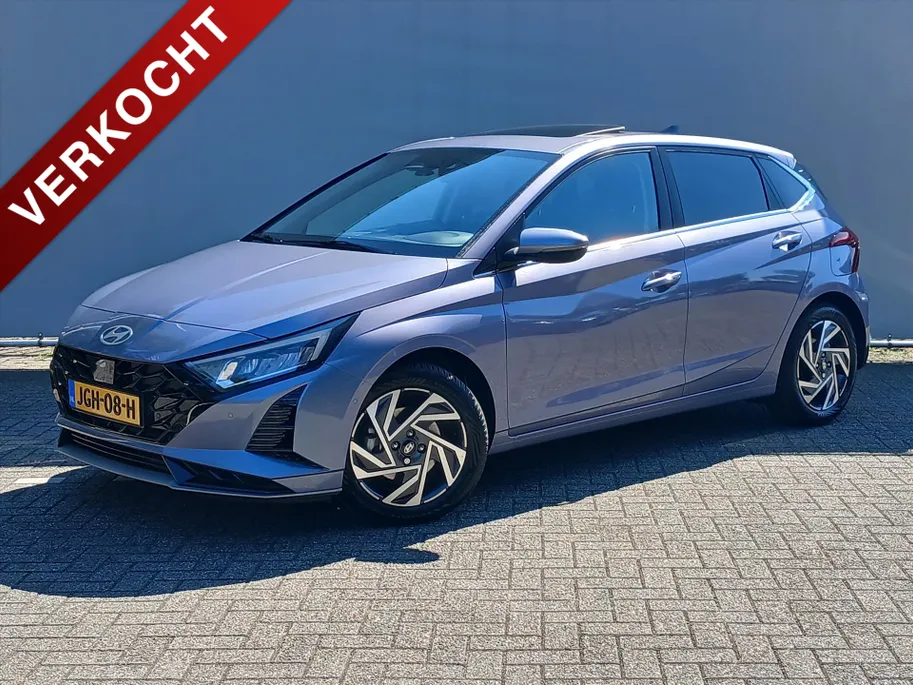Hyundai i20 1.0 T-GDI DCT Premium Sky / Schuif - kantel dak / Clima / Navi / All season banden