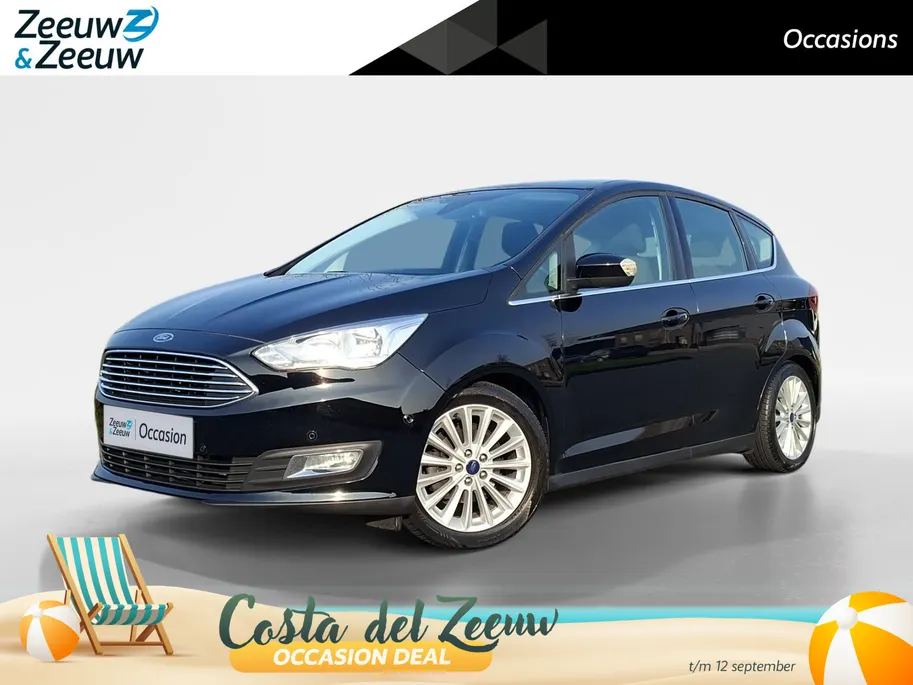 Ford C-MAX 1.0 Titanium | Camera | El. Achterklep | Climate Control | Navigatie | Apple Carplay&Android Auto | 17' Lichtmetaal | Dealer onderhouden! |