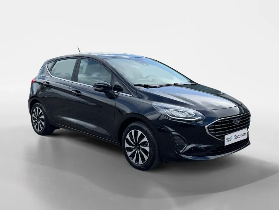 Ford Fiesta 1.0 EcoBoost Hybrid Titanium | NL auto | Dealer onderhouden | Winter pack | Apple carplay & Android auto | Navigatie via carplay | Parkeersensor achter | Cruise control | Bovag garantie |