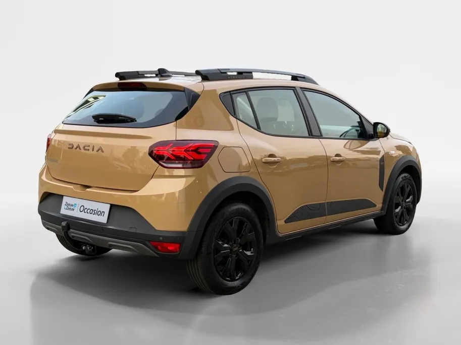 Dacia Sandero Stepway 100PK TCe ECO-G Extreme (LPG) | 1ste Eigenaar | Trekhaak | 1100KG Trekgewicht | Camera | Apple Carplay/Android Auto | Parkeersensoren | Lichtmetalen Velgen | Licht & Regen Sensor | LED Lampen|