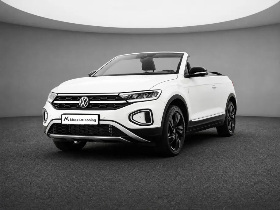 Volkswagen T-Roc Cabrio Style 1.0 115 pk Cabriolet 6 versn. Hand · Black style pakket · Comfort pakket · Multimedia pakket ·