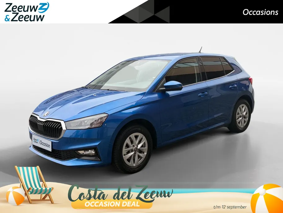 Škoda Fabia 1.0 TSI Selection 116PK AUTOMAAT | Lichtmetalen velgen| Parkeer sensoren| Climate Control| Stuur verwarming| Stoel verwarming| Apple Carplay & Android Auto