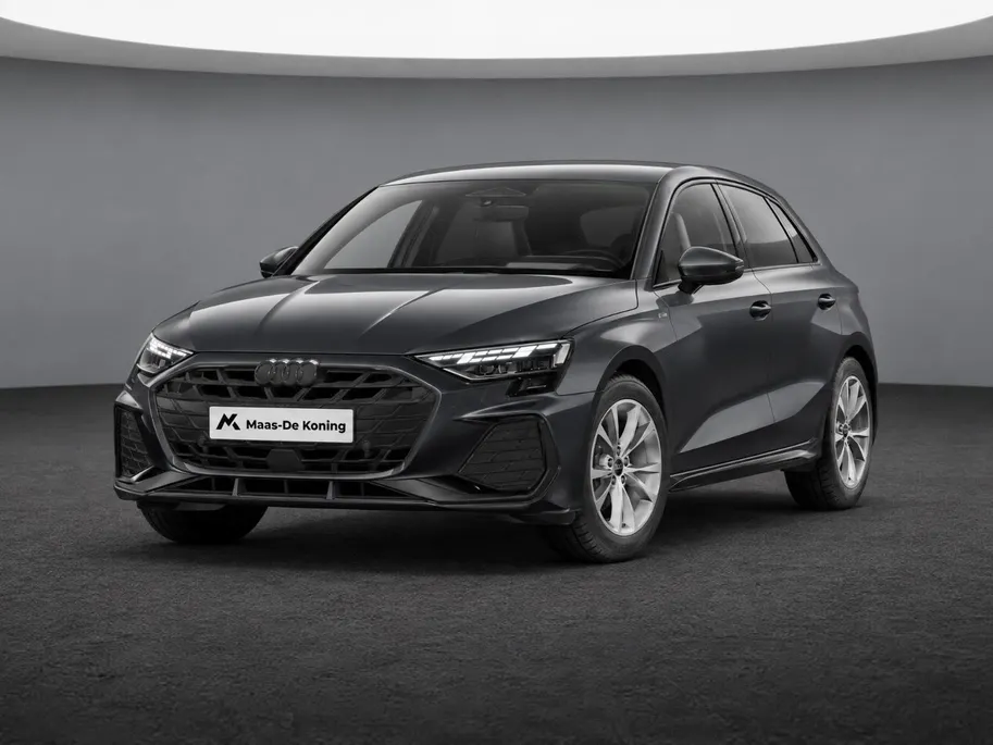 Audi A3 TFSI S edition 116 PK · Afneembare trekhaak · MMI experience plus · Optiekpakket zwart plus · Privacy glas