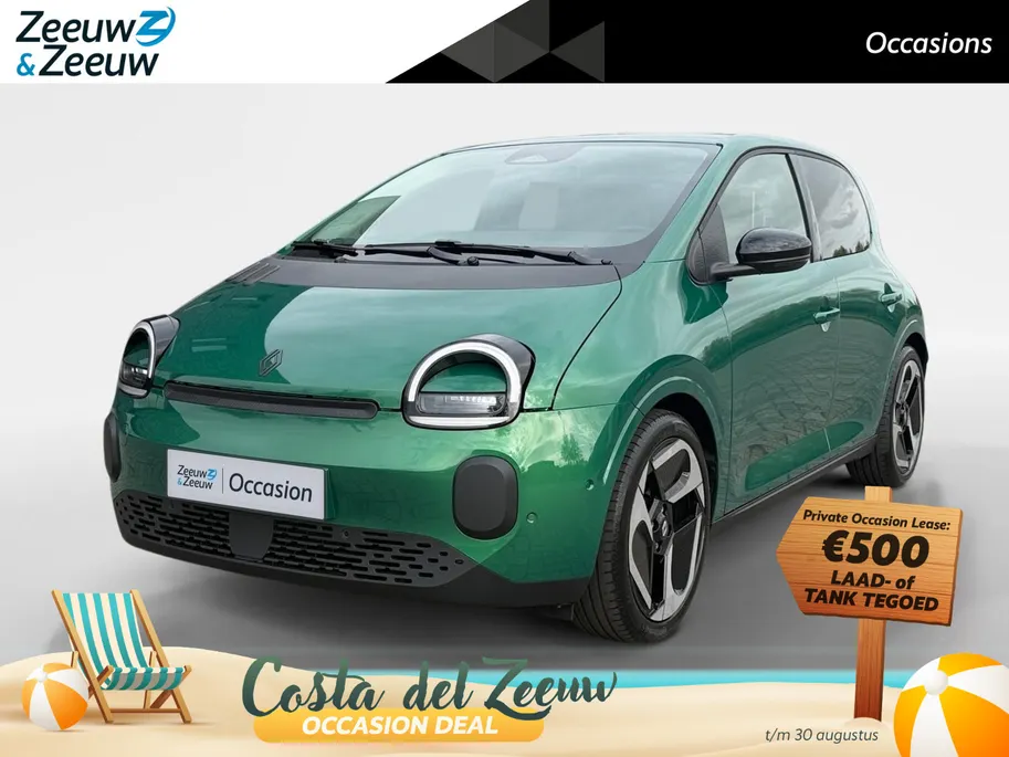 Renault Twingo Urban Range Techno 27.5 kWh Automaat | Demo - Beschikbaar per 01-10-2026 | Armsteun | Camera | Parkeersensoren | Climate Control | Full LED | Adaptive Cruise Control | Navigatie | 18' Lichtmetalen Velgen |