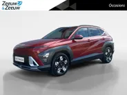 Hyundai Kona 1.6 GDI HEV Premium Sky | Lederen Bekleding| Stoelverwarming v+a| Schuif-kanteldak| Elekrtrisch verstelbare stoelen met geheugen| Dode hoeksensor| MOOIE AUTO