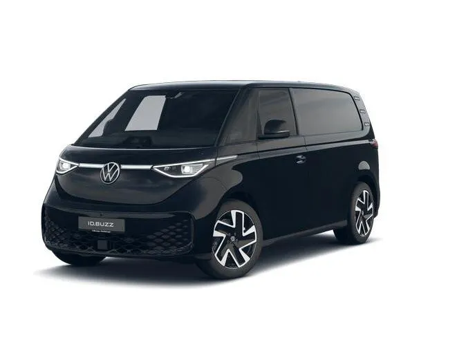 Volkswagen Bedrijfswagens ID. Buzz Cargo Bedrijfswagens Bulli Limited Signature Edition 79kWh 340pk 4M 737746 · ECO-lederen bekleding · 20' LM velgen · Voor en achter spoiler · Zwarte grill ·