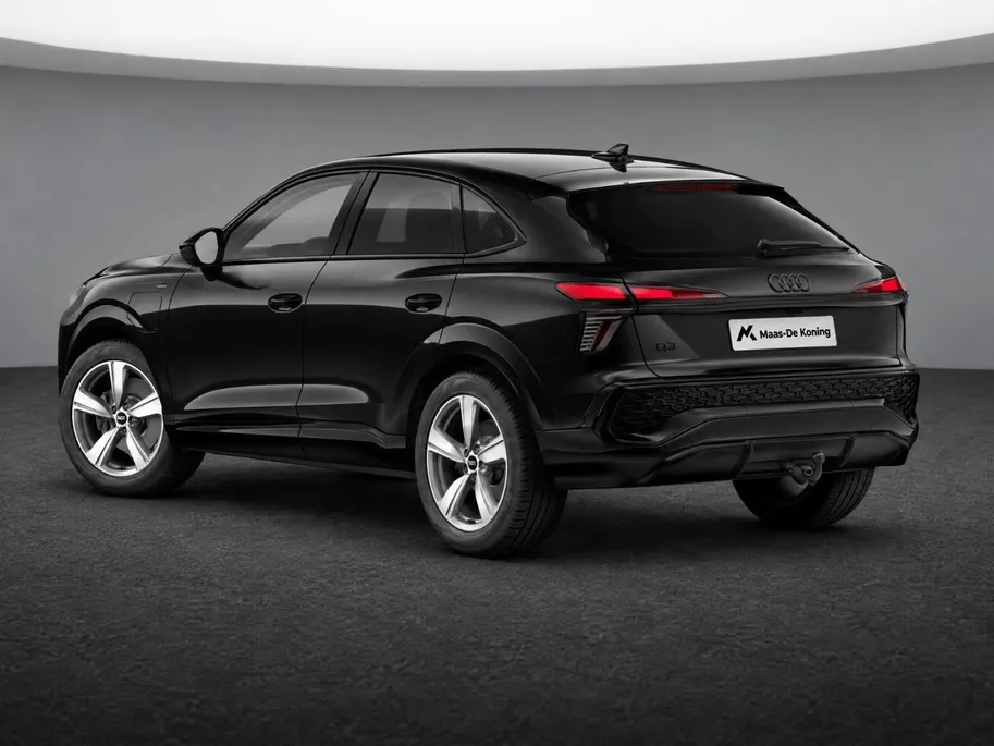 Audi Q3 Sportback e-hybrid S edition 272 PK · MMI experience pro · Trekhaak elek. wegklapbaar · Optiekpakket zwart