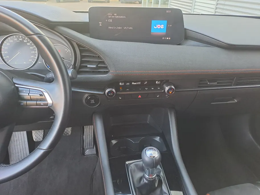 Mazda 3 2.0 e-SkyActiv-X M Hybrid 186 Nagisa | 18' LM | Navigatiesysteem full map | Cruise  | Camera  | Half Leer